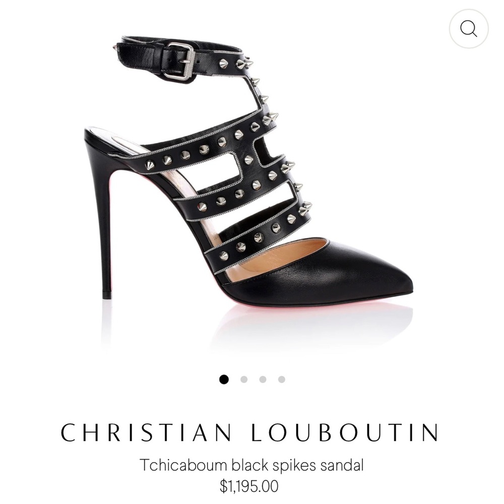 Christian Louboutin Tchicaboum Spiked Studded Heels